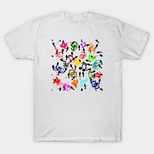 SDQ Jumble T-Shirt by DWHT71